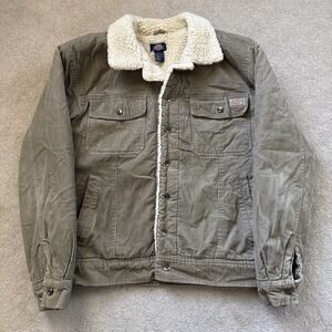 Dickies Men's Khaki Sherpa-Lined Field Jacket
